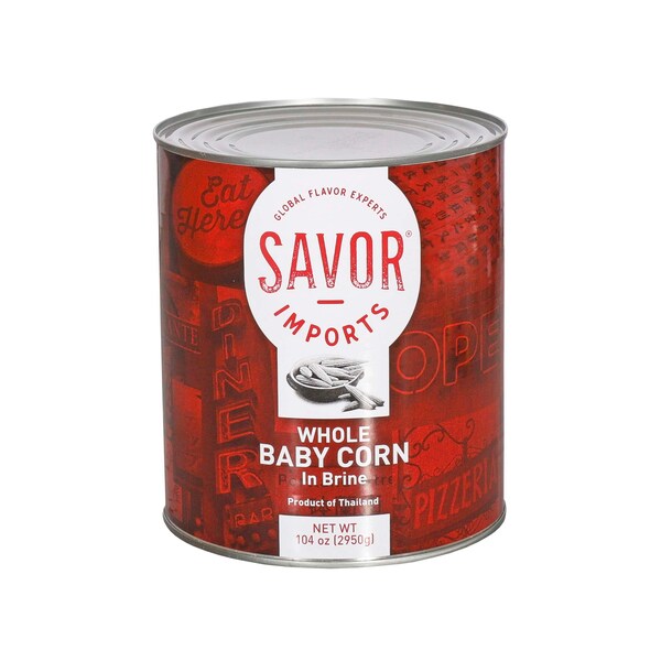 Savor Imports Savor Imports Whole Baby Corn, PK900 352633 - main